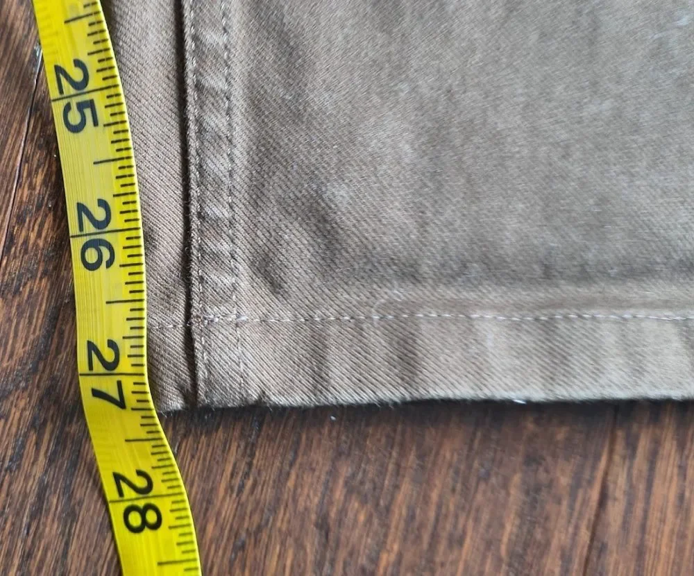 Banana Republic Traveler Pants Mens 30x27 Chocolate Athletic Tapered 744276-13